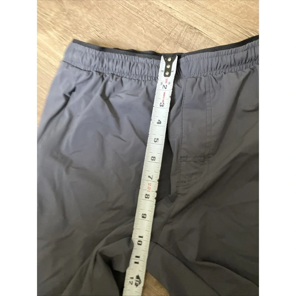 Legend Athletic/Running Shorts Men Small Charcoal Gray Elastic Waist Pockets